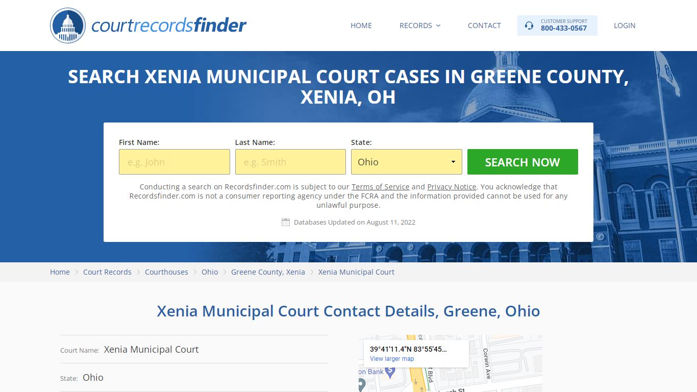 Xenia Municipal Court Case Search - Greene County, OH ...